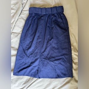 GUC Blue Briggs New York Belted Skirt